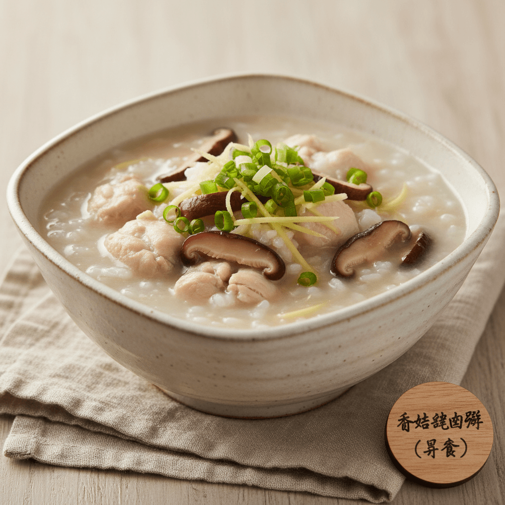 香菇雞肉粥