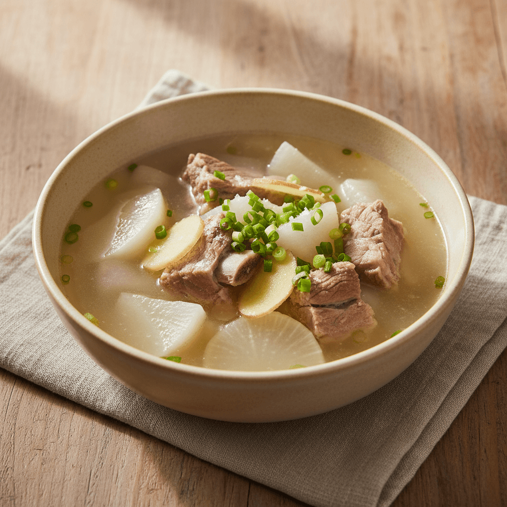 白蘿蔔排骨湯